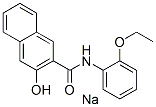 sodium N-(2-ethoxyphenyl)-3-hydroxynaphthalene-2-carboxamidate Struktur
