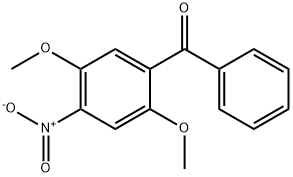 (2,5-dimethoxy-4-nitrophenyl) phenyl ketone Struktur