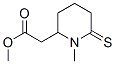 2-Piperidineacetic  acid,  1-methyl-6-thioxo-,  methyl  ester|