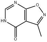 3-メチルイソキサゾーロ[5,4-D]ピリミジン-4(5H)-オン 化学構造式