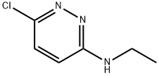 3-クロロ-6-(エチルアミノ)ピリダジン 化学構造式