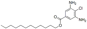 dodecyl 4-chloro-3,5-diaminobenzoate,68599-63-3,结构式