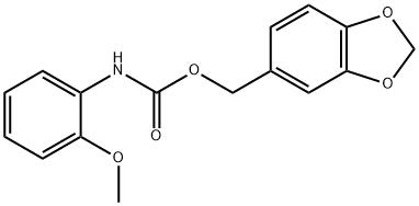 Carbanilic acid, o-methoxy-, piperonyl ester (7CI, 8CI),6860-92-0,结构式
