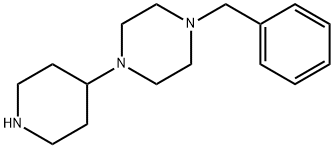 1-ベンジル-4-ピペリジン-4-イルピペラジン 化学構造式