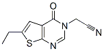 Thieno[2,3-d]pyrimidine-3(4H)-acetonitrile, 6-ethyl-4-oxo- (9CI) Structure