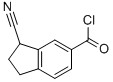 1H-Indene-5-carbonyl chloride, 3-cyano-2,3-dihydro- (9CI) 结构式