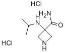 3-(Isopropylamino)azetidine-3-carboxamide dihydrochloride Structure