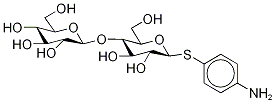 4-AMINOPHENYL 1-THIO-§-D-CELLOBIOSIDE, 68636-51-1, 结构式