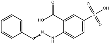 2-(2-Benzylidenehydrazino)-5-sulfobenzoic acid|2-(2-Benzylidenehydrazino)-5-sulfobenzoic acid