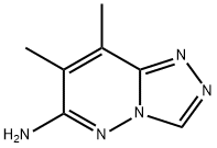 1,2,4-Triazolo[4,3-b]pyridazin-6-amine,  7,8-dimethyl-,68675-37-6,结构式