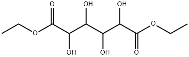 diethyl 2,3,4,5-tetrahydroxyhexanedioate 化学構造式