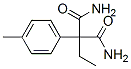 2-エチル-2-(4-メチルフェニル)プロパンジアミド 化学構造式