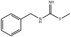 N-(Phenylmethyl)carbamimidothioic acid methyl ester Structure