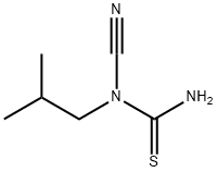 Thiourea,  N-cyano-N-(2-methylpropyl)-,68695-77-2,结构式