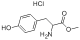 DL-TYROSINE METHYL ESTER HCL Structure