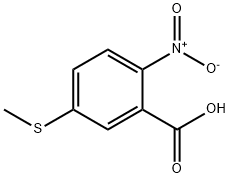 5-(甲基硫基)-2-硝基苯甲酸,68701-32-6,结构式