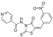 68711-01-3 N-[5-[(3-Nitrophenyl)methylene]-4-oxo-2-thioxo-3-thiazolidinyl]-4-pyridinecarboxamide