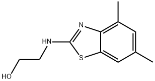 Ethanol, 2-[(4,6-dimethyl-2-benzothiazolyl)amino]- (9CI),68720-60-5,结构式