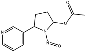1-Nitroso-5-(3-pyridinyl)-2-pyrrolidinol acetate,68743-65-7,结构式