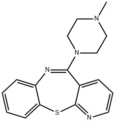 5-(4-methylpiperazin-1-yl)pyrido[2,3-b][1,5]benzothiazepine,68745-07-3,结构式