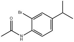 4-ACETAMIDO-3-BROMOCUMENE, 68748-07-2, 结构式