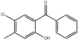 5-CHLORO-2-HYDROXY-4-METHYLBENZOPHENONE Struktur
