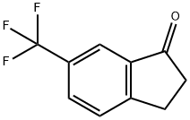 6-(トリフルオロメチル)-1-インダノン 化学構造式