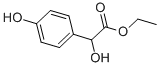α,4-ジヒドロキシベンゼン酢酸エチル 化学構造式