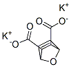 dipotassium 7-oxabicyclo[2.2.1]hept-5-ene-2,3-dicarboxylate Struktur