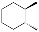 trans-1,2-Dimethylcyclohexane Structure