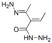 2-부텐산,2-(1-히드라조노에틸)-,히드라지드(9CI)