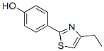 Phenol, 4-(4-ethyl-2-thiazolyl)- (9CI) 结构式