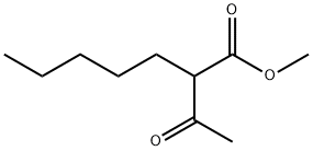 2-戊基乙酰乙酸甲酯,68776-86-3,结构式