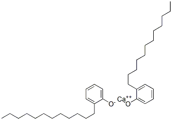 Phenol, dodecyl-, sulfurized, carbonates, calcium salts  Struktur