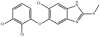 三氯苯哒唑, 68786-66-3, 结构式