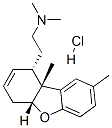 1-Dibenzofuranethanamine, 1,4,4a,9b-tetrahydro-N,N,8,9b-tetramethyl-, hydrochloride, (1.alpha.,4a.beta.,9b.beta.)-|