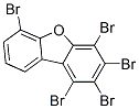 PENTABROMODIBENZOFURAN,68795-14-2,结构式