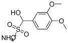 ammonium alpha-hydroxy-3,4-dimethoxytoluene-alpha-sulphonate,68797-52-4,结构式