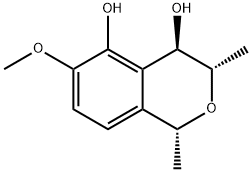 1H-2-Benzopyran-4,5-diol, 3,4-dihydro-6-methoxy-1,3-dimethyl-, (1R,3S,4R)- (9CI)|