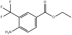 BENZOIC ACID, 4-AMINO-3-(TRIFLUOROMETHYL)-, ETHYL ESTER Struktur