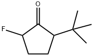 Cyclopentanone, 2-(1,1-dimethylethyl)-5-fluoro- (9CI) Struktur