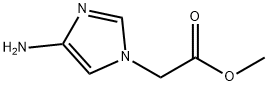 1H-Imidazole-1-aceticacid,4-amino-,methylester(9CI),688041-31-8,结构式