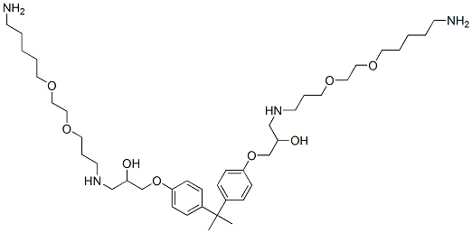 68815-70-3 1,1'-[(1-Methylethylidene)bis(4,1-phenyleneoxy)]bis[3-[[3-[2-[(5-aminopentyl)oxy]ethoxy]propyl]amino]-2-propanol]