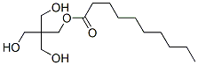 デカン酸3-ヒドロキシ-2,2-ビス(ヒドロキシメチル)プロピル 化学構造式