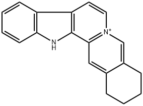 2,3,4,13-テトラヒドロ-1H-ベンゾ[g]インドロ[2,3-a]キノリジン-6-イウム
