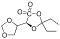 [4,4-Bi-1,3-dioxolane]-5,5-dione,2,2-diethyl-,(2S,2S,4S,4S)-(9CI) Structure