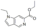 1H-Pyrrolo[3,2-c]pyridine-6-carboxylicacid,1-ethyl-,ethylester(9CI) Structure