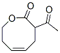 2H-Oxocin-2-one, 3-acetyl-3,4,7,8-tetrahydro- (9CI) Structure