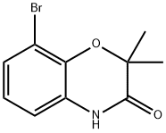 8-Bromo-2,2-dimethyl-4H-benzo[1,4]oxazin-3-one Structure