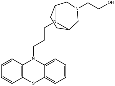 8-[3-(10H-Phenothiazin-10-yl)propyl]-3,8-diazabicyclo[3.2.1]octane-3-ethanol,6884-54-4,结构式